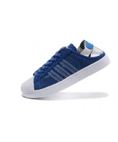 Adidas Superstar Breathe Herren blau / weiße sneakers