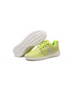 Nike Roshe Run Triangles Fluorescent gelb / weiß für damen sneakers