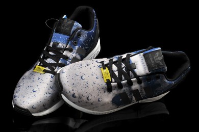 Adidas ZX Flux regnet blau / grau Trainer sneakers für Herren