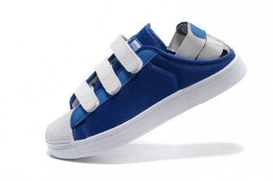 Adidas Superstar Sommer atherrenn herrensneakers royalblau / weiße sneakers