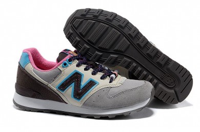 New Balance 996 Grau, Blau + rosa sneakers der damen