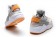 Nike Air Huarache Hellgrau Orange Trainer schuhe für Herren
