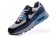 Nike Air Max 90 Spring schuhe grau-schwarz-blau-cyan für damen