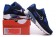 Nike Air Max 90 Midnight blau-royal blau-silberne sneakers