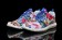 Nike Roshe Run Dodger blau / weiß / Blumen muster der damen sneakers Trainer