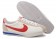 Nike Classic Cortez Nylon Weiß Beige Blau Rot sneakers für damen